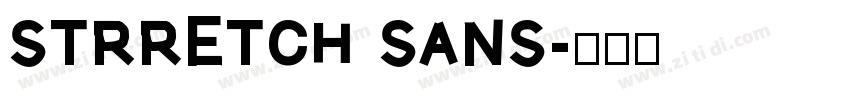 STRRETCH SANS字体转换